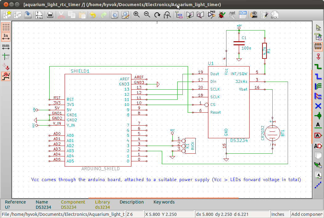 KiCad tutorial: Introduction and how to create a schematic : DGK