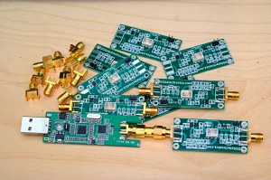 Few HF converters with an RTLSDR dongle connected to one