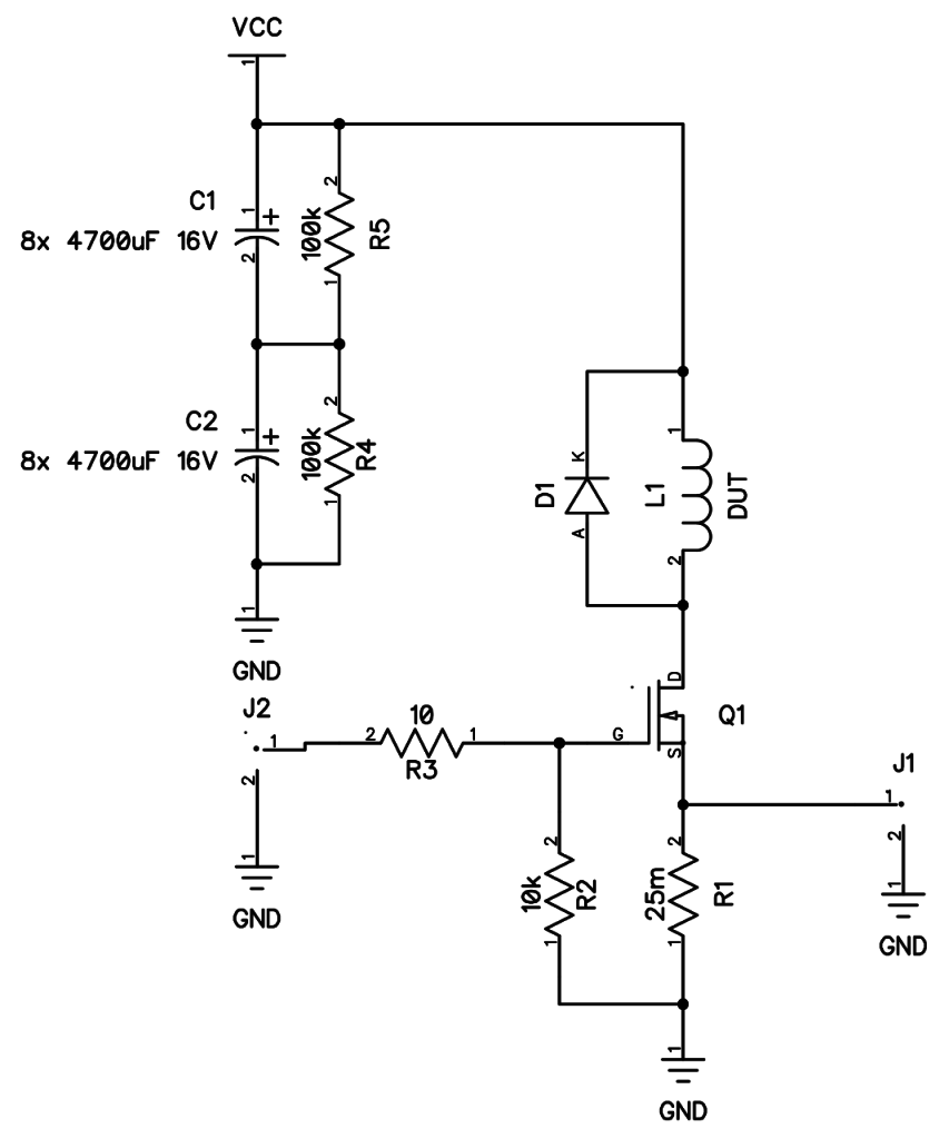 Quick Project Inductor Saturation Current Tester DGK Electronics